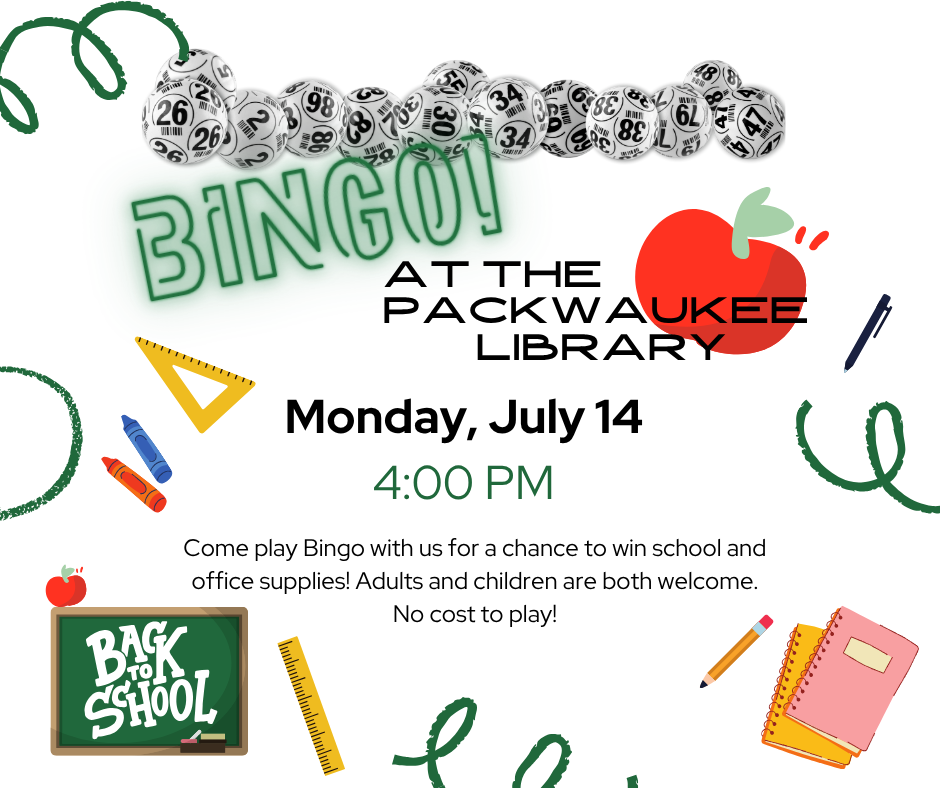 Back to School Bingo