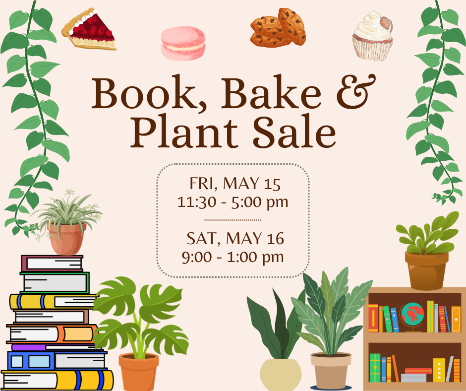 Book, Bake, & Plant Sale